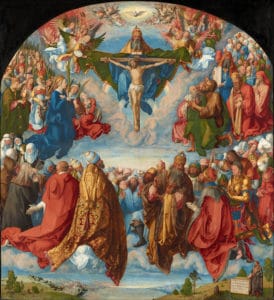 Albrecht Dürer Adoration Of The Trinity (landauer Altar) Google Art Project