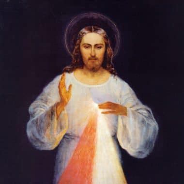 vrai tableau original divine miséricorde jésus confiance sainte faustine peintre eugeniusz kazimirowski 1934