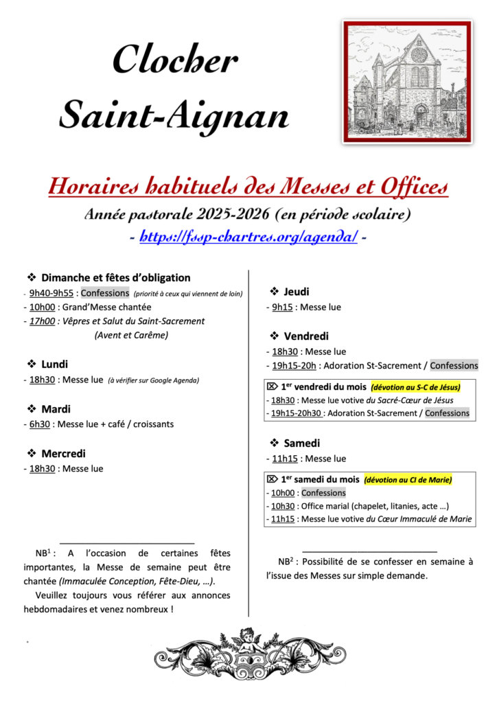 csa horaires habituels 2025 2026